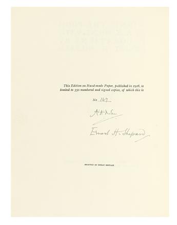 (CHILDRENS LITERATURE.) MILNE, A.A. Winnie-the-Pooh.